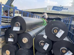 Bạt lót ao hồ HDPE ở Bình Thuận chứa nước nuôi tôm cá