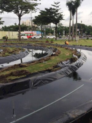 Bạt lót hồ cảnh quan, sinh thái trong công viên