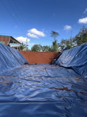 Bạt HDPE chất lượng cao cần có hàm lượng Carbon đen chuẩn xác (thường từ 2-3%) và được phân tán đều khắp tấm bạt