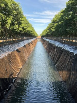 Bạt lót hồ chứa nước tưới cây HDPE ở Đồng Nai