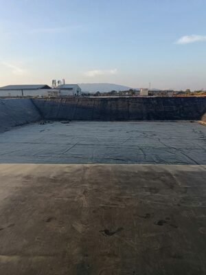 Bạt lót đáy hồ xử lý nước thải HDPE
