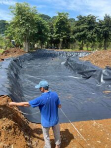 Bạt lót kè bờ kênh mương HDPE