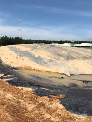 Bạt nhựa HDPE lót hầm Biogas