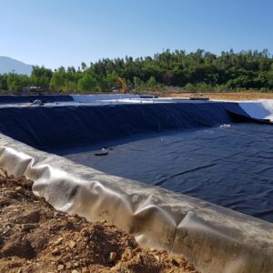 Bạt nhựa HDPE dày 0,3mm lót hồ nuôi tôm
