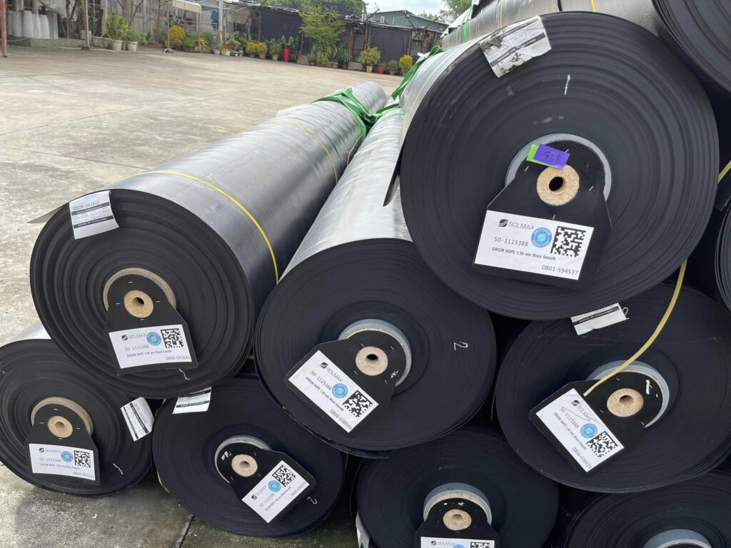 Bạt nhựa đen 2 mặt HDPE che nắng mưa