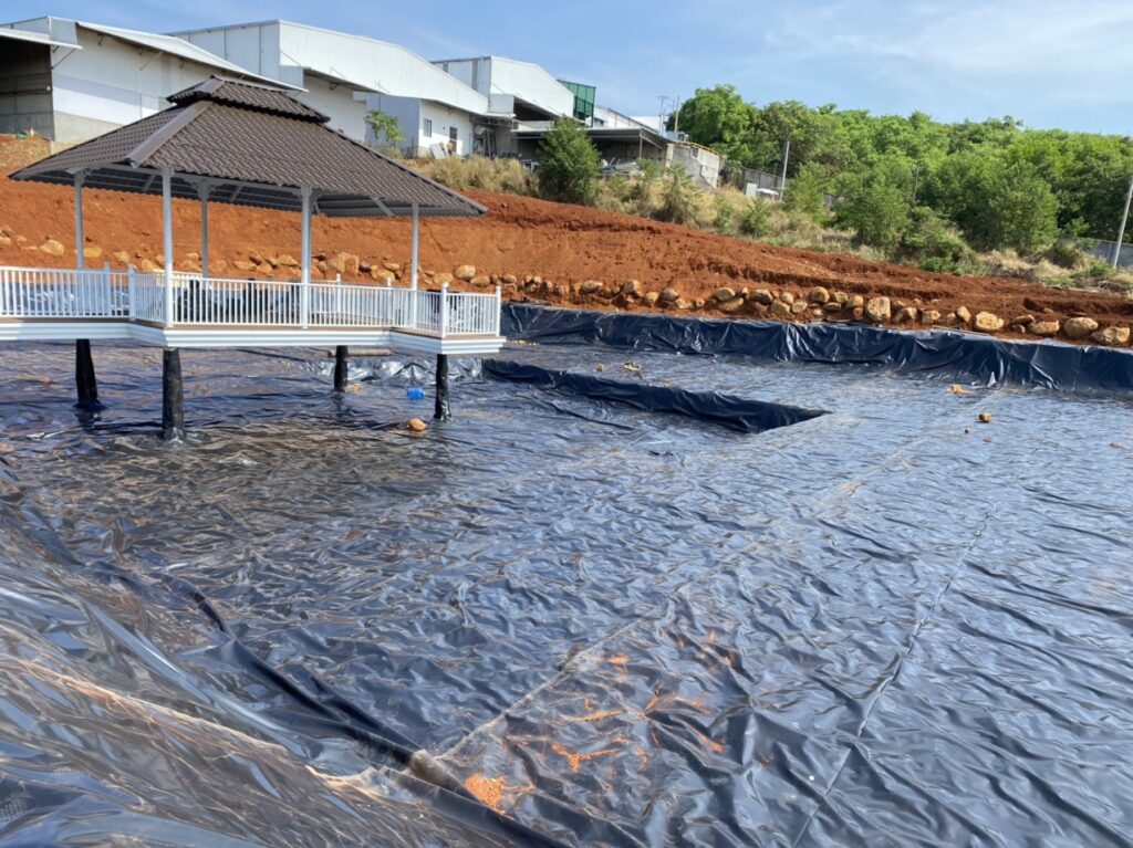 Bạt lót hồ cá Koi HDPE