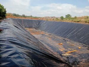 Bạt lót ao hồ HDPE chứa nước nuôi tôm cá ở Lâm Hà