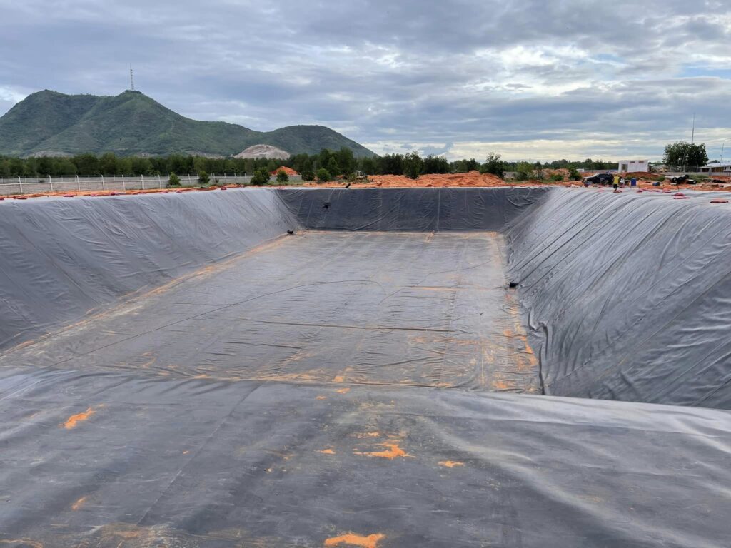 Bạt lót hồ nuôi tôm HDPE
