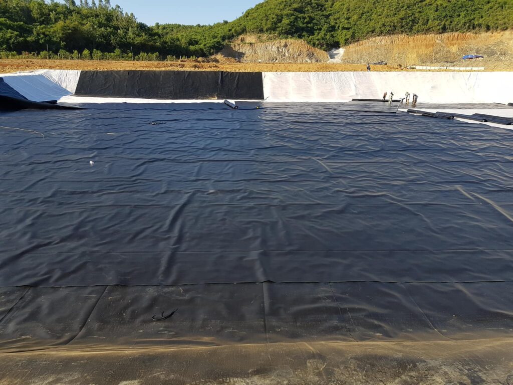 Lót hồ bạt nhựa đen 2 mặt hDPE