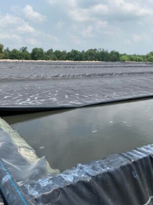 Bạt lót hồ chứa nước HDPE ở Kon Tum