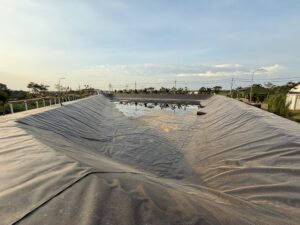 Bạt lót ao hồ nuôi tôm cá HDPE ở Bình Thuận