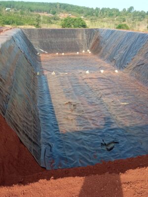 Bạt lót đáy hồ xử lý nước thải HDPE