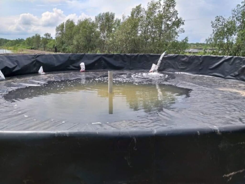 Bể tròn bạt HDPE nuôi cá