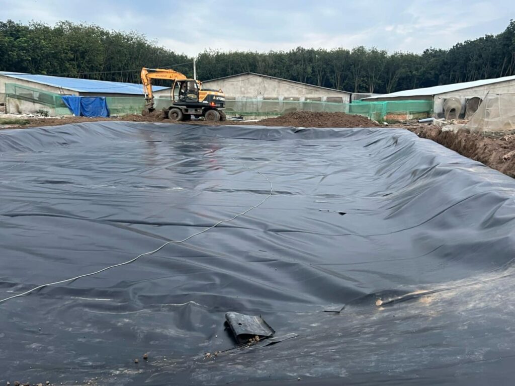Bạt đen 2 mặt HDPE lót ao hồ