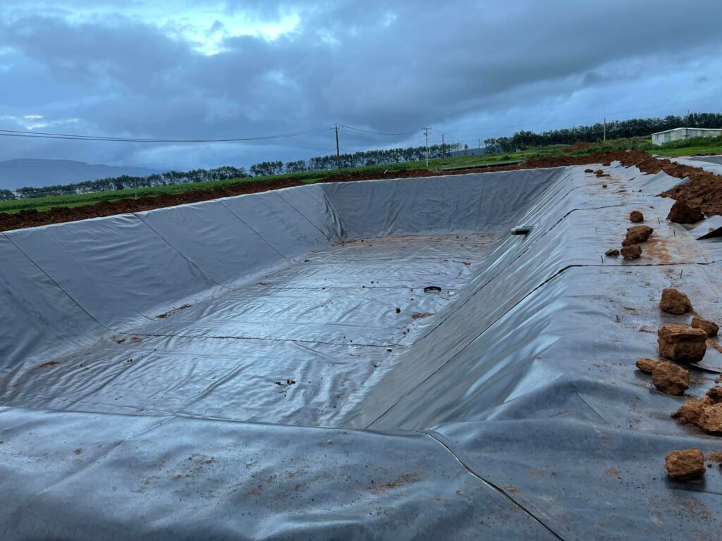 Bạt lót ao nuôi cá HDPE ở Ninh Thuận
