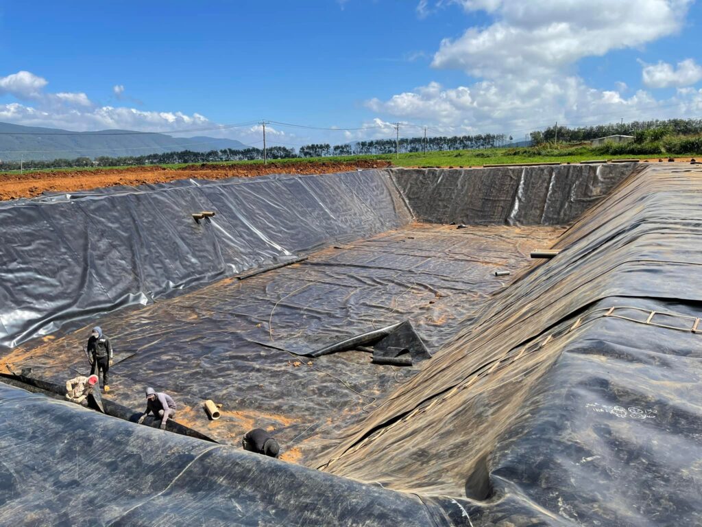 Bạt hdpe dày 1mm lót ao hồ