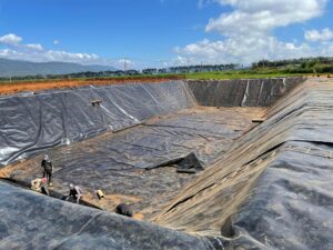 Bạt lót ao hồ HDPE chứa nước nuôi tôm cá ở Củ Chi