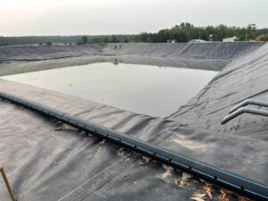 Bạt lót ao hồ HDPE chứa nước nuôi tôm cá ở Ninh Thuận