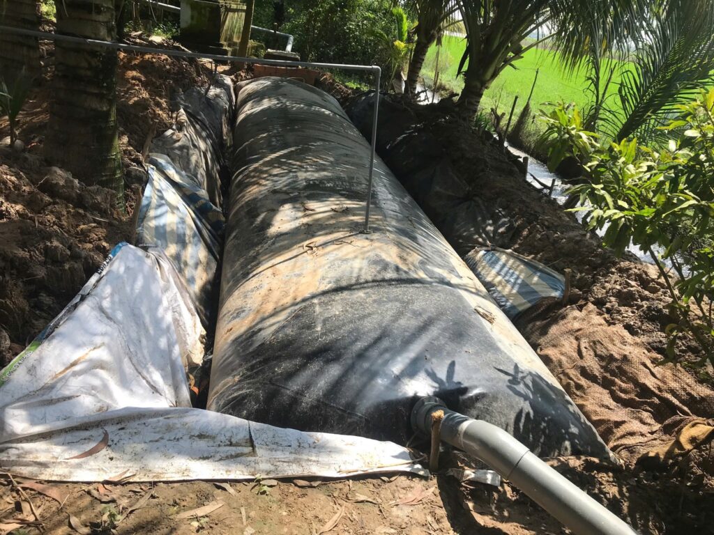 Túi Biogas 350 khối HDPE