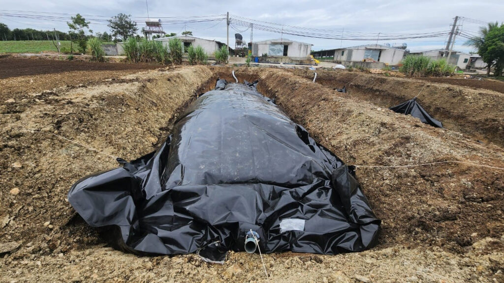 Túi Biogas 350 khối HDPE